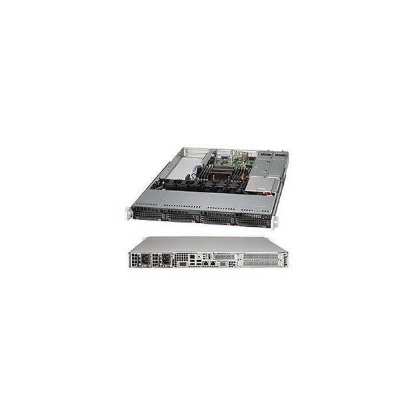 Supermicro SuperChassis 700W/750W 1U RackmountServerChassis(Blk), CSE-815TQ-R706WB CSE-815TQ-R706WB